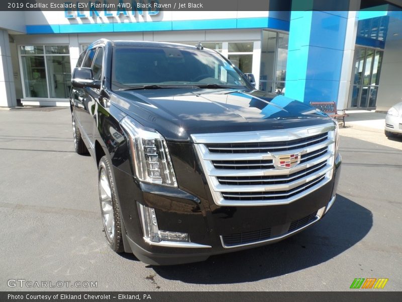 Black Raven / Jet Black 2019 Cadillac Escalade ESV Platinum 4WD