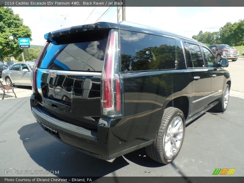 Black Raven / Jet Black 2019 Cadillac Escalade ESV Platinum 4WD