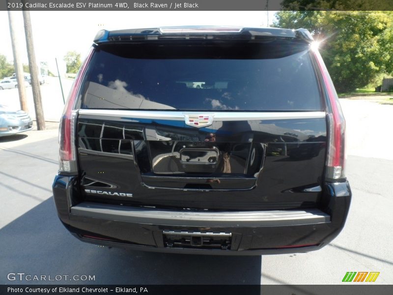 Black Raven / Jet Black 2019 Cadillac Escalade ESV Platinum 4WD