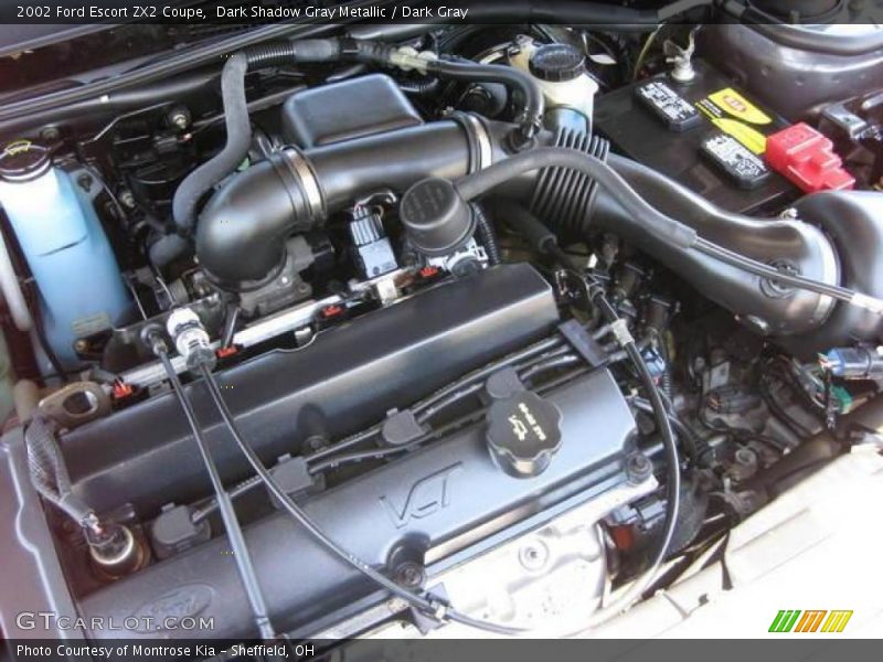 Dark Shadow Gray Metallic / Dark Gray 2002 Ford Escort ZX2 Coupe
