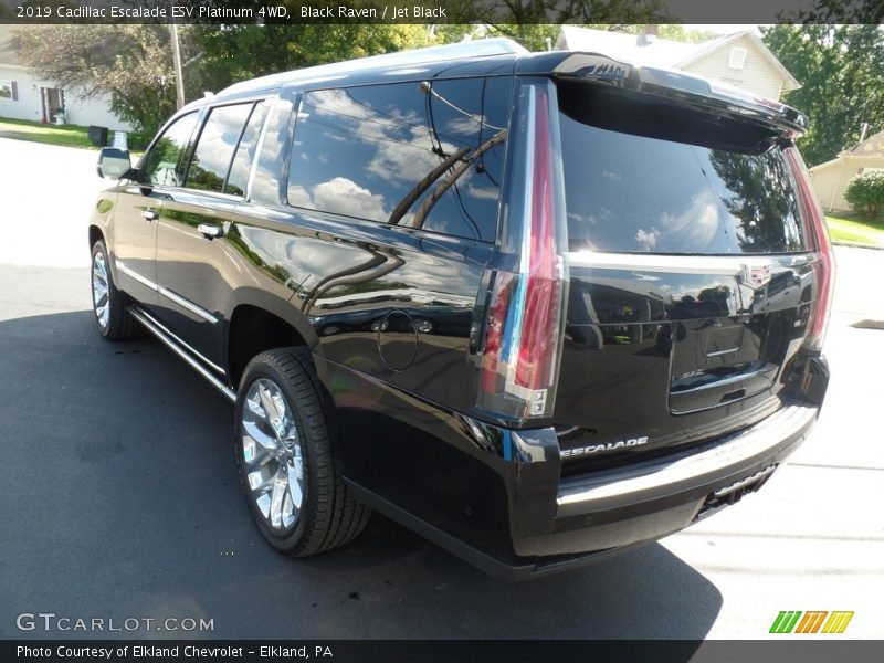 Black Raven / Jet Black 2019 Cadillac Escalade ESV Platinum 4WD