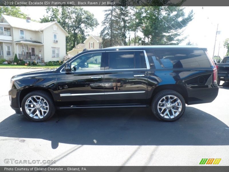 Black Raven / Jet Black 2019 Cadillac Escalade ESV Platinum 4WD