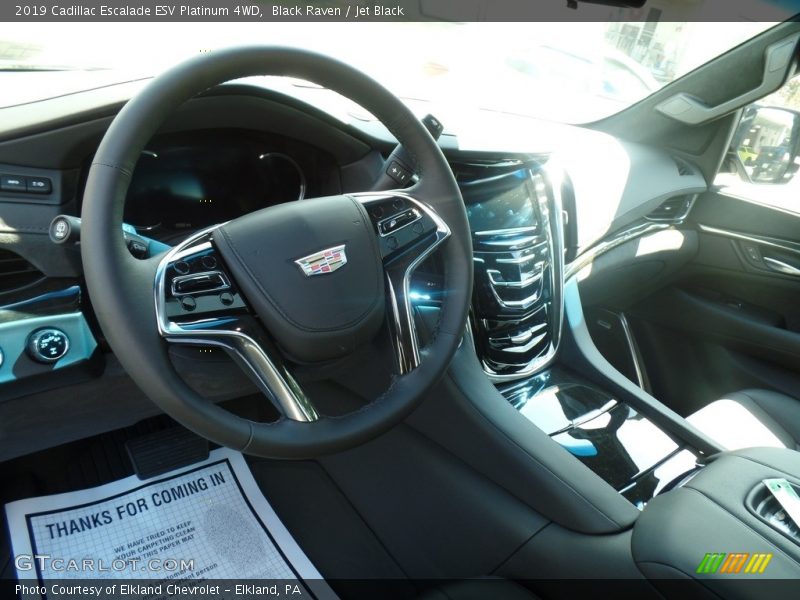 Black Raven / Jet Black 2019 Cadillac Escalade ESV Platinum 4WD