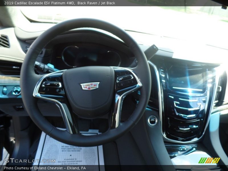 Black Raven / Jet Black 2019 Cadillac Escalade ESV Platinum 4WD