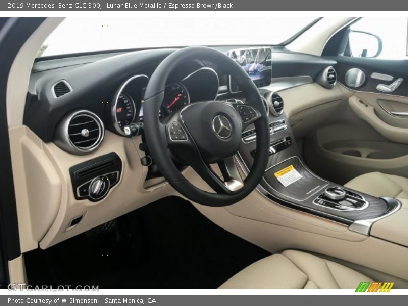 Lunar Blue Metallic / Espresso Brown/Black 2019 Mercedes-Benz GLC 300