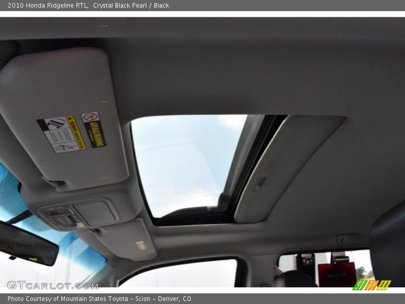 Crystal Black Pearl / Black 2010 Honda Ridgeline RTL