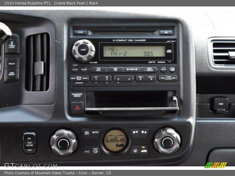Crystal Black Pearl / Black 2010 Honda Ridgeline RTL