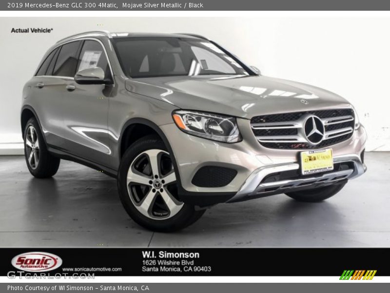 Mojave Silver Metallic / Black 2019 Mercedes-Benz GLC 300 4Matic