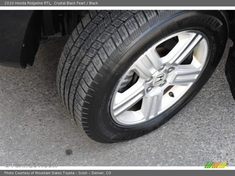Crystal Black Pearl / Black 2010 Honda Ridgeline RTL