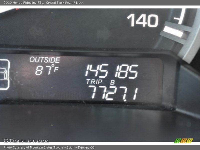 Crystal Black Pearl / Black 2010 Honda Ridgeline RTL