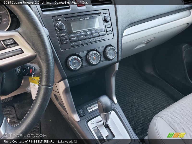 Quartz Blue Pearl / Gray 2015 Subaru Forester 2.5i Limited