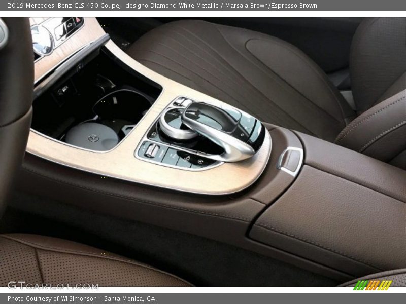 designo Diamond White Metallic / Marsala Brown/Espresso Brown 2019 Mercedes-Benz CLS 450 Coupe