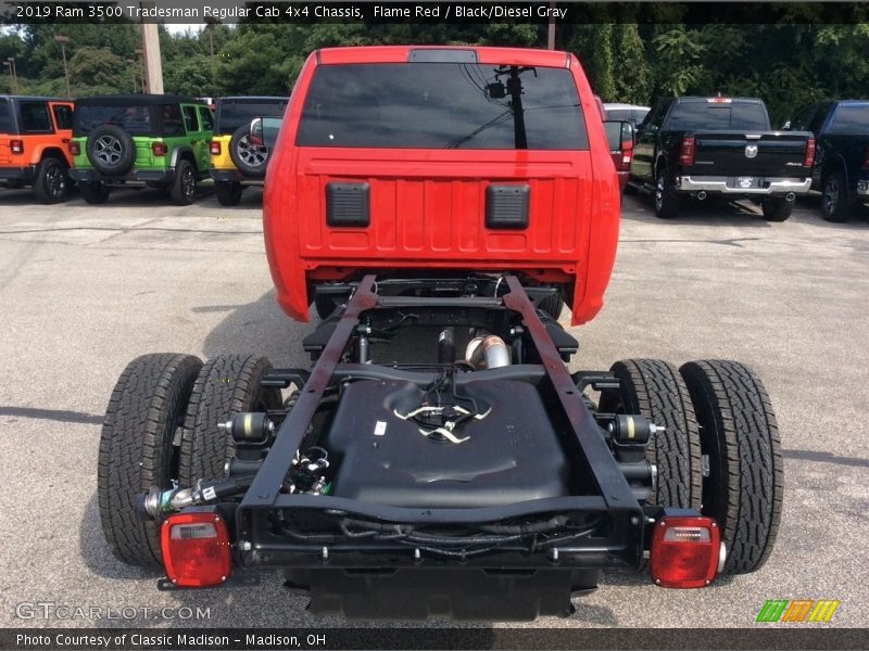 Flame Red / Black/Diesel Gray 2019 Ram 3500 Tradesman Regular Cab 4x4 Chassis