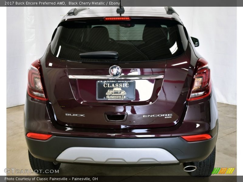 Black Cherry Metallic / Ebony 2017 Buick Encore Preferred AWD