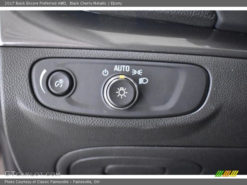 Black Cherry Metallic / Ebony 2017 Buick Encore Preferred AWD