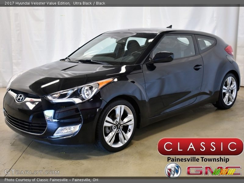 Ultra Black / Black 2017 Hyundai Veloster Value Edition