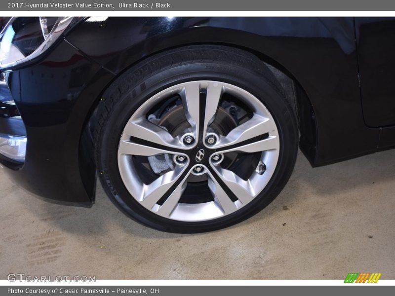 Ultra Black / Black 2017 Hyundai Veloster Value Edition