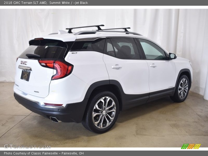 Summit White / ­Jet Black 2018 GMC Terrain SLT AWD