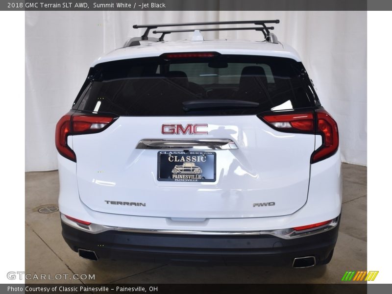 Summit White / ­Jet Black 2018 GMC Terrain SLT AWD