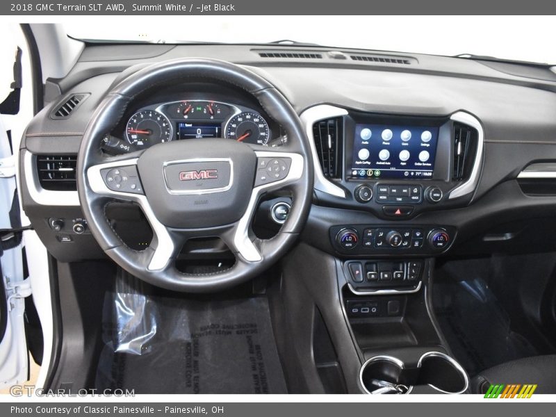 Summit White / ­Jet Black 2018 GMC Terrain SLT AWD