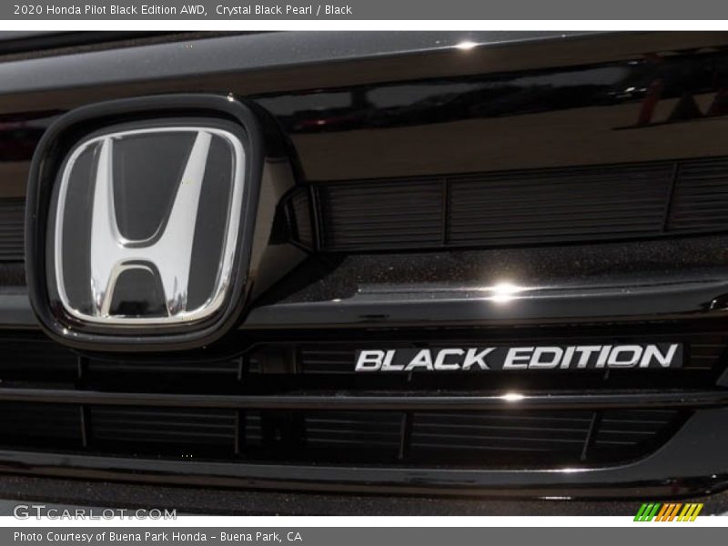 Crystal Black Pearl / Black 2020 Honda Pilot Black Edition AWD