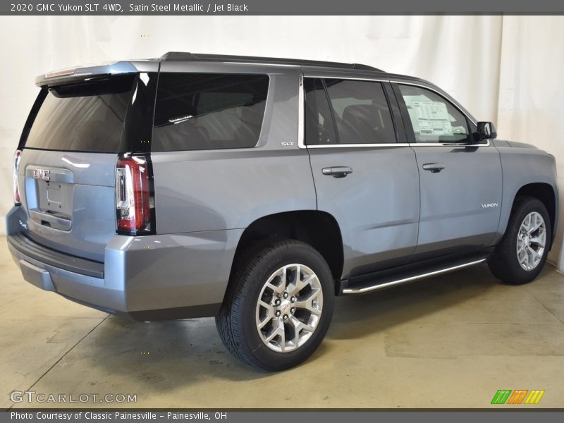 Satin Steel Metallic / Jet Black 2020 GMC Yukon SLT 4WD