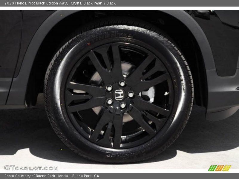 Crystal Black Pearl / Black 2020 Honda Pilot Black Edition AWD