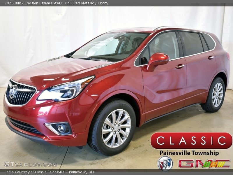 Chili Red Metallic / Ebony 2020 Buick Envision Essence AWD