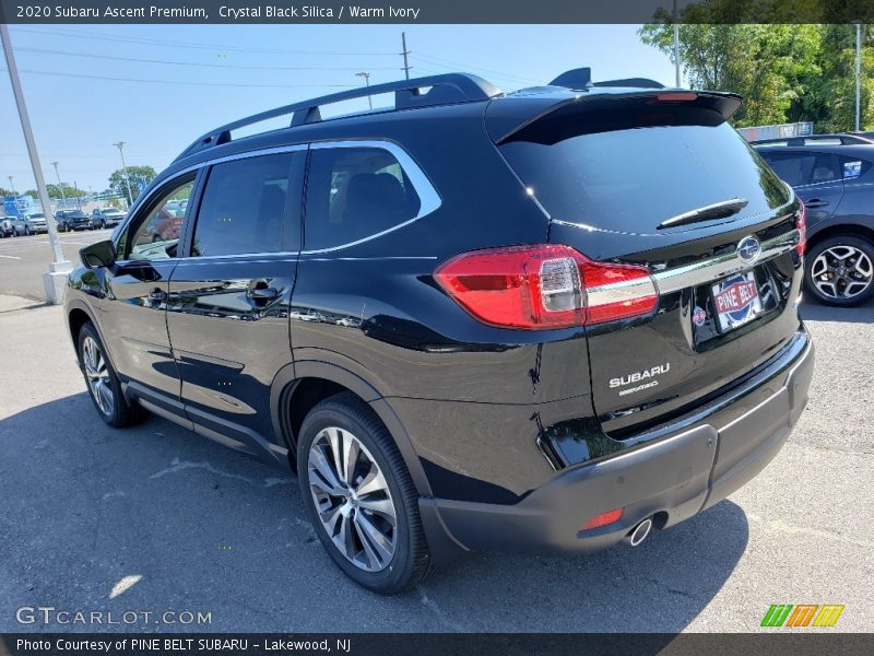Crystal Black Silica / Warm Ivory 2020 Subaru Ascent Premium