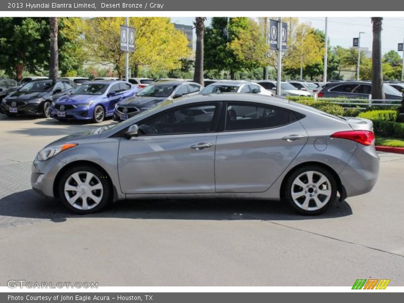 Desert Bronze / Gray 2013 Hyundai Elantra Limited