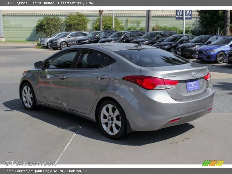Desert Bronze / Gray 2013 Hyundai Elantra Limited