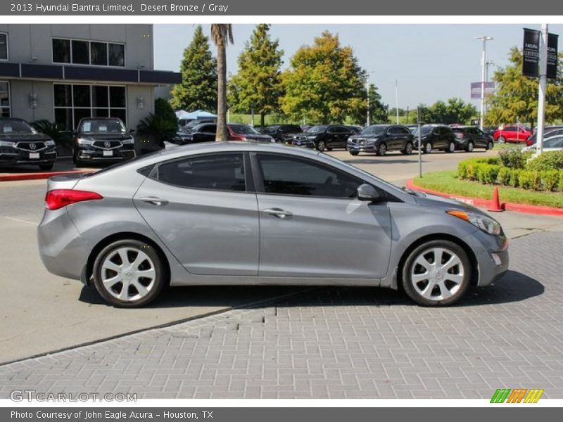 Desert Bronze / Gray 2013 Hyundai Elantra Limited