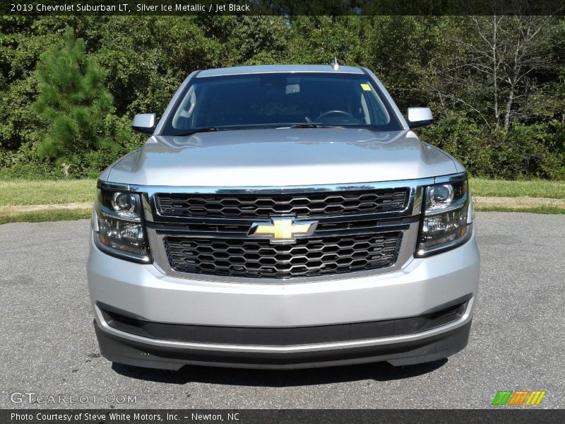 Silver Ice Metallic / Jet Black 2019 Chevrolet Suburban LT