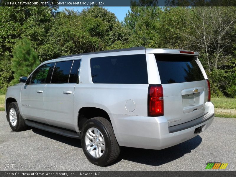 Silver Ice Metallic / Jet Black 2019 Chevrolet Suburban LT