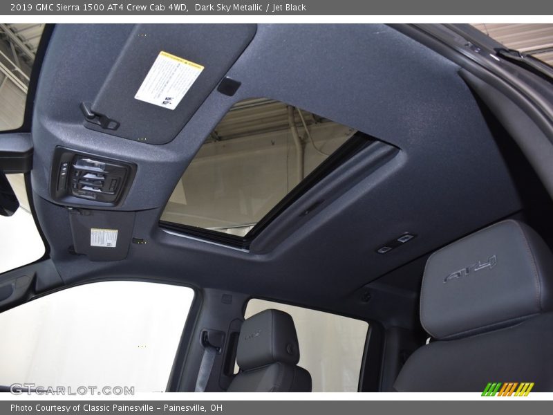 Dark Sky Metallic / Jet Black 2019 GMC Sierra 1500 AT4 Crew Cab 4WD