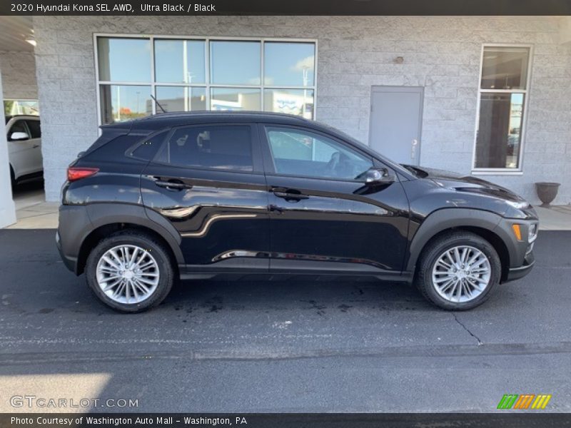 Ultra Black / Black 2020 Hyundai Kona SEL AWD