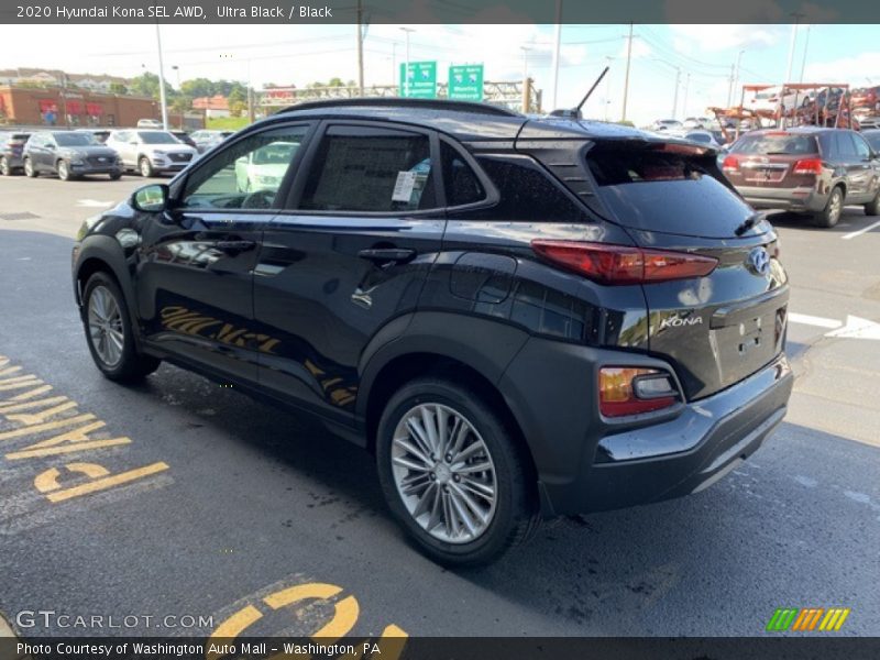 Ultra Black / Black 2020 Hyundai Kona SEL AWD