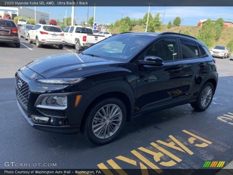 Ultra Black / Black 2020 Hyundai Kona SEL AWD