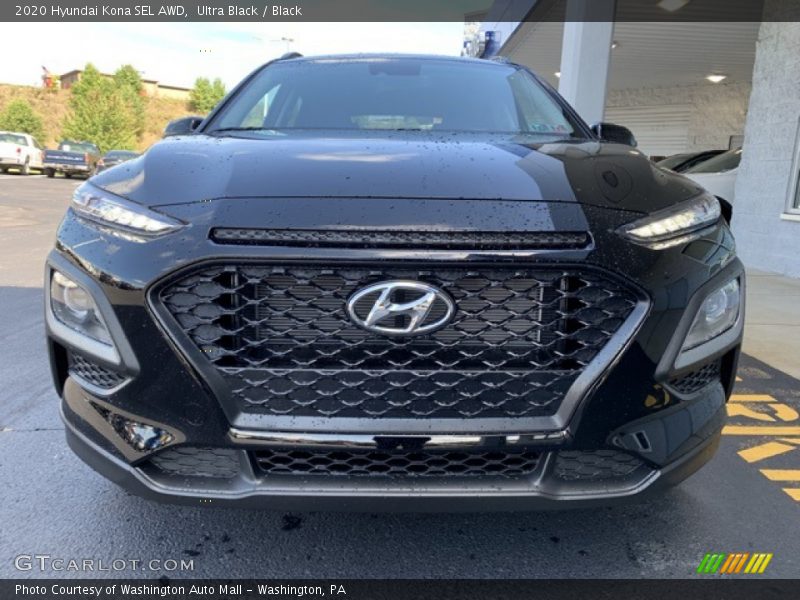 Ultra Black / Black 2020 Hyundai Kona SEL AWD