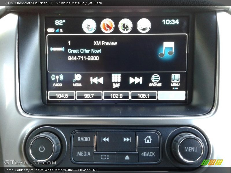 Controls of 2019 Suburban LT
