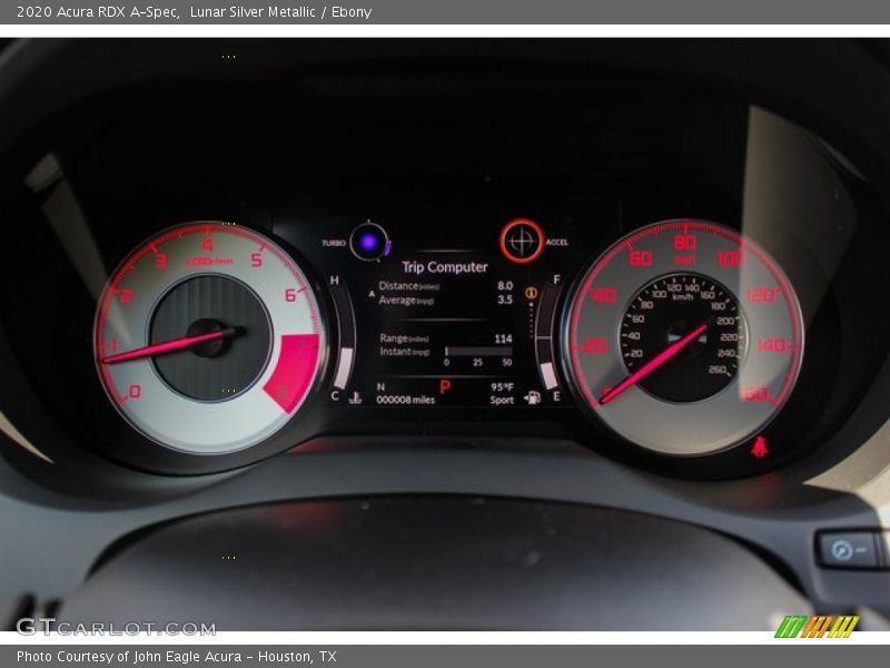 Lunar Silver Metallic / Ebony 2020 Acura RDX A-Spec