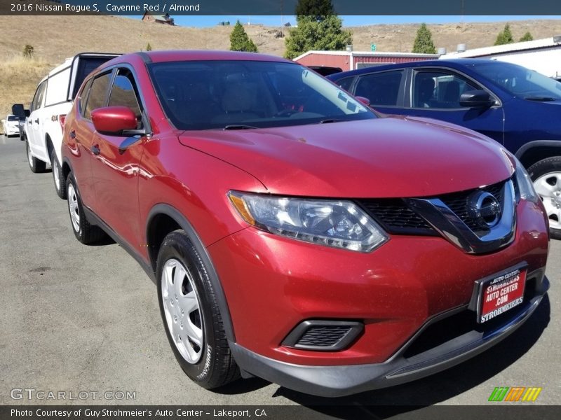 Cayenne Red / Almond 2016 Nissan Rogue S