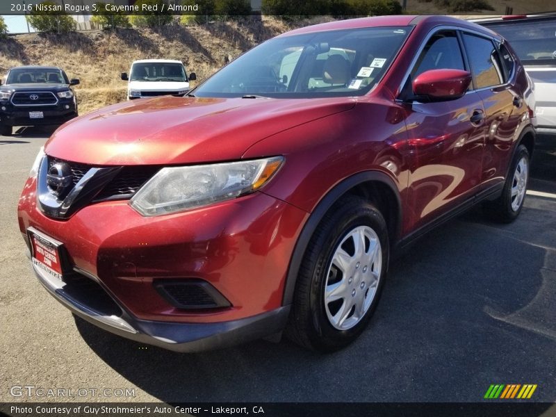Cayenne Red / Almond 2016 Nissan Rogue S
