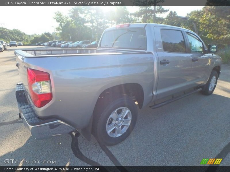 Silver Sky Metallic / Graphite 2019 Toyota Tundra SR5 CrewMax 4x4