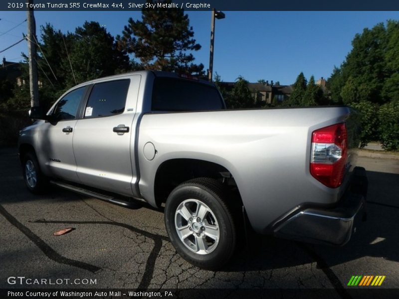 Silver Sky Metallic / Graphite 2019 Toyota Tundra SR5 CrewMax 4x4