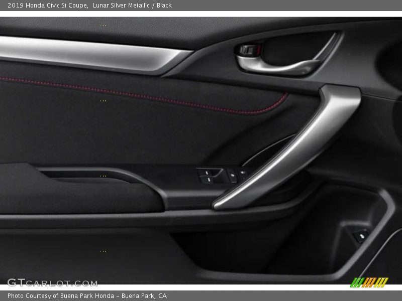 Lunar Silver Metallic / Black 2019 Honda Civic Si Coupe