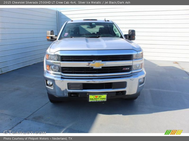 Silver Ice Metallic / Jet Black/Dark Ash 2015 Chevrolet Silverado 2500HD LT Crew Cab 4x4