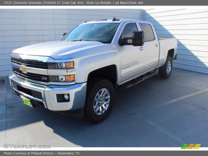 Silver Ice Metallic / Jet Black/Dark Ash 2015 Chevrolet Silverado 2500HD LT Crew Cab 4x4