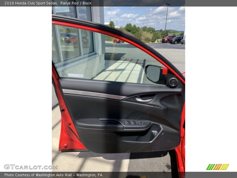 Rallye Red / Black 2019 Honda Civic Sport Sedan