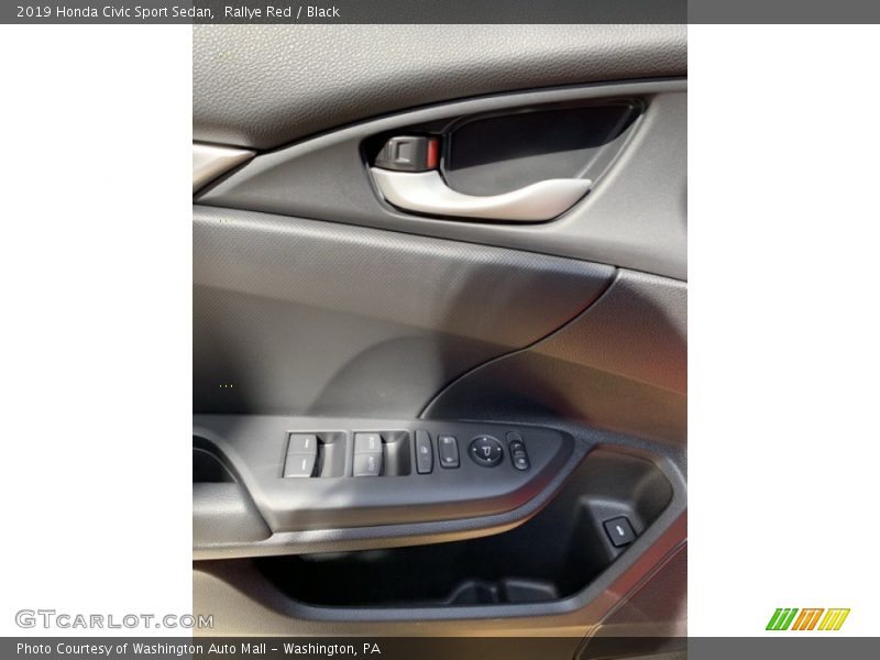 Rallye Red / Black 2019 Honda Civic Sport Sedan